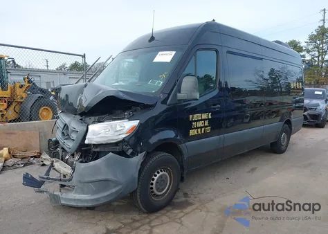 2019 Mercedes-Benz Sprinter 2500 High Roof I4 из США, поврежденный, VIN WDZPF1ED7KT010864